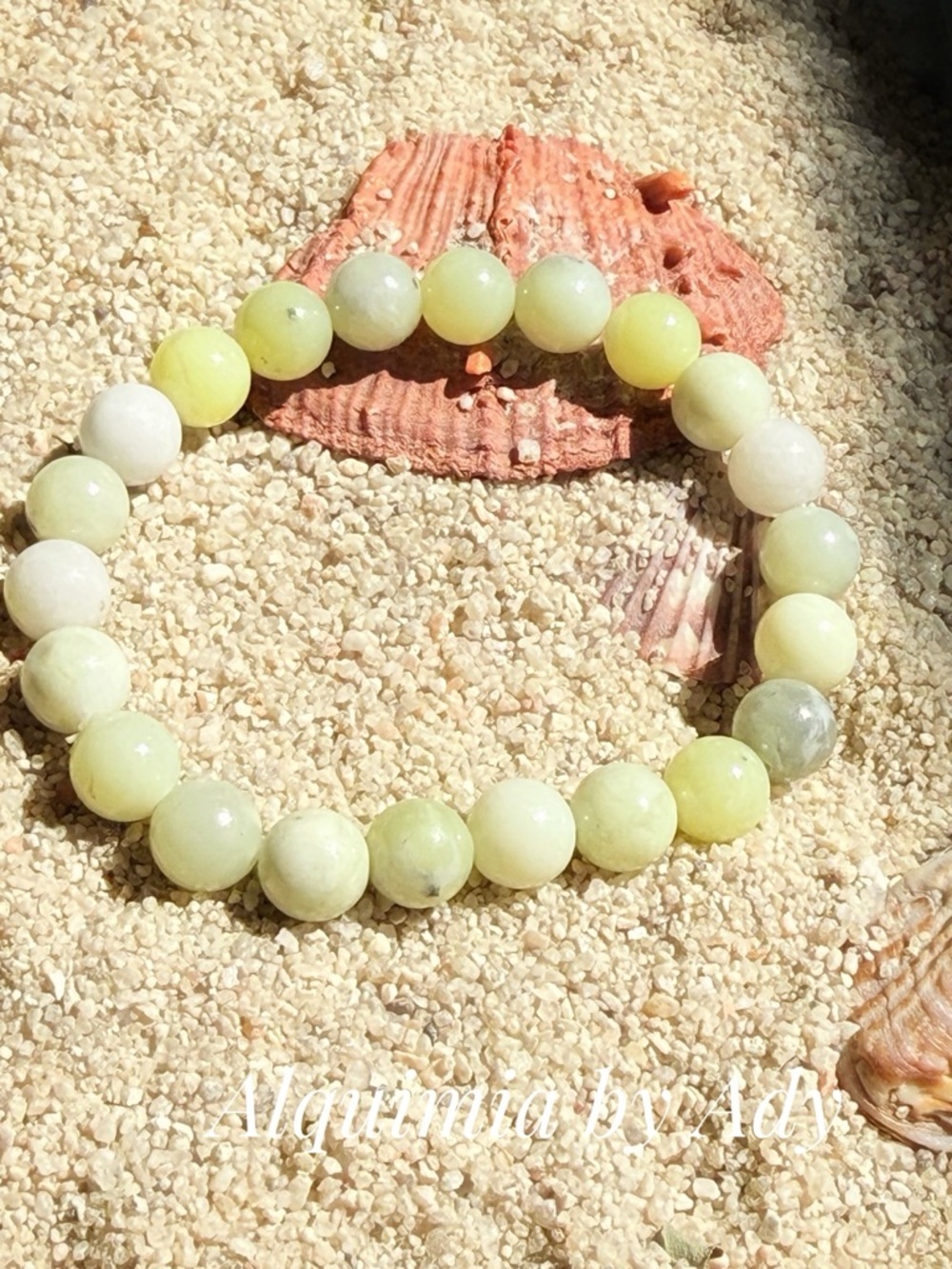 Alquimia Stretch Gemstone Bracelet JADE